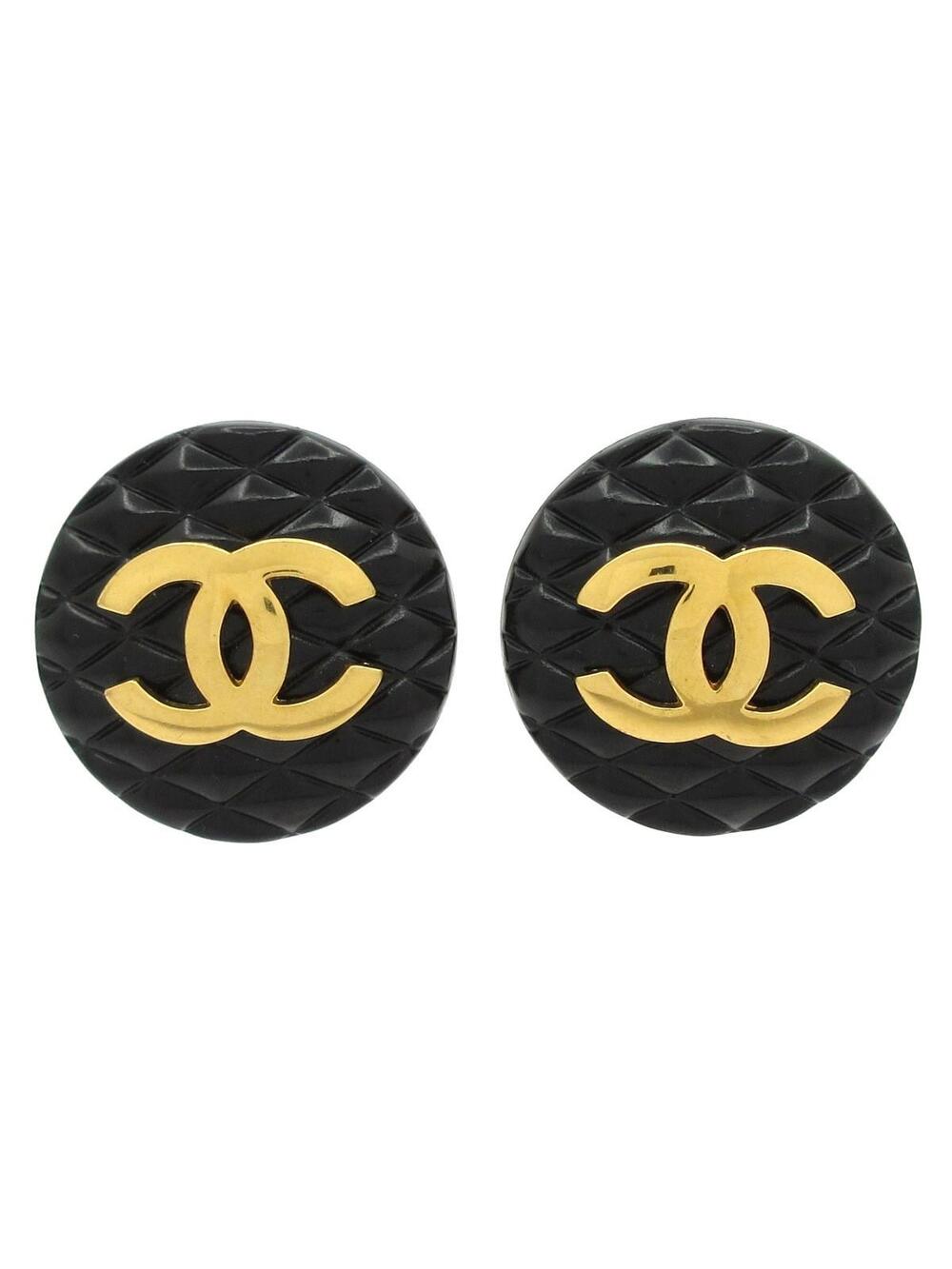 Chanel Black Gold Hardware Plastic #366011C76B